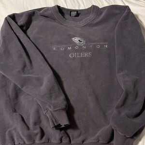 Edmonton Oilers Gray Sweater